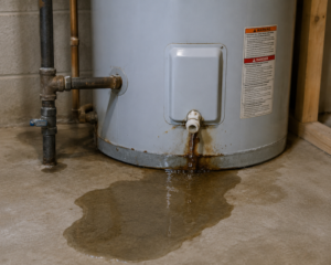 leaking water heater
